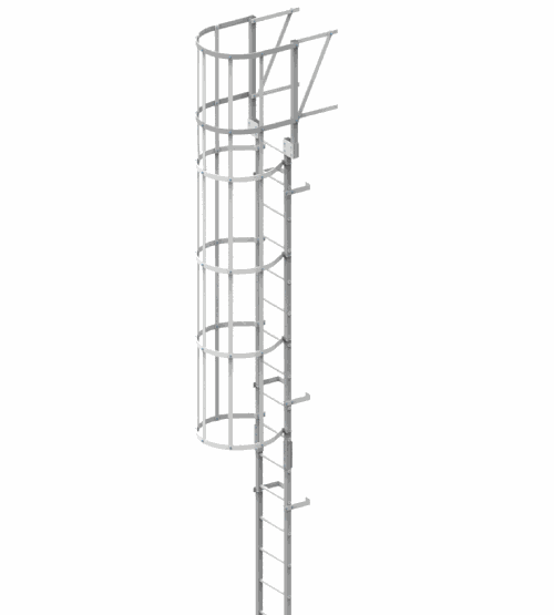 Échelle TK50 composite : tube carré 50mm bâtiment éco-responsable Échelle PRV TK50 tube carré 50mm pour bâtiments - Solution bas carbone