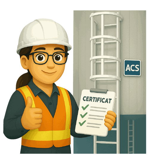 Utilisateur sécurisé échelles ACS - fiabilité absolue ergonomique
