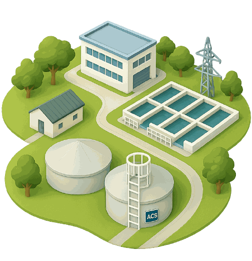 Échelles ACS usine production eau potable - documents précis support technique