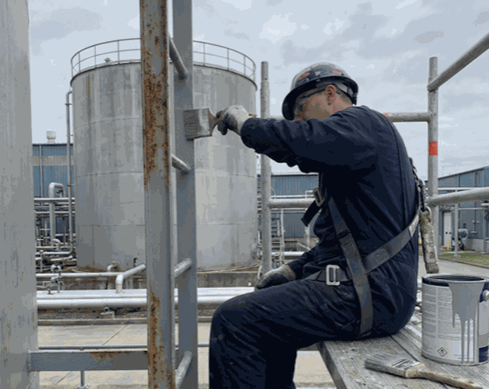 Maintenance industrielle coûteuse sur échelle acier