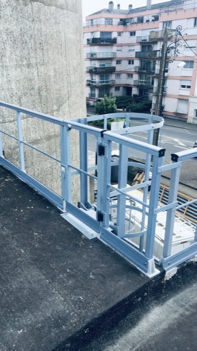 Options : plateforme de repos, portillon