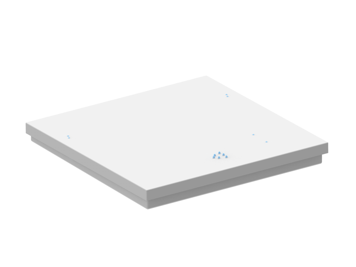 Trappe T1-Lanterneau -  1000x1000 mm 