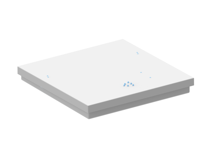 Trappe T1-Lanterneau -  800x800 mm 