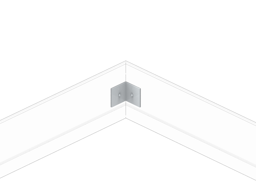 Raccord d'angle pour Plinthe idréva© (Kit)