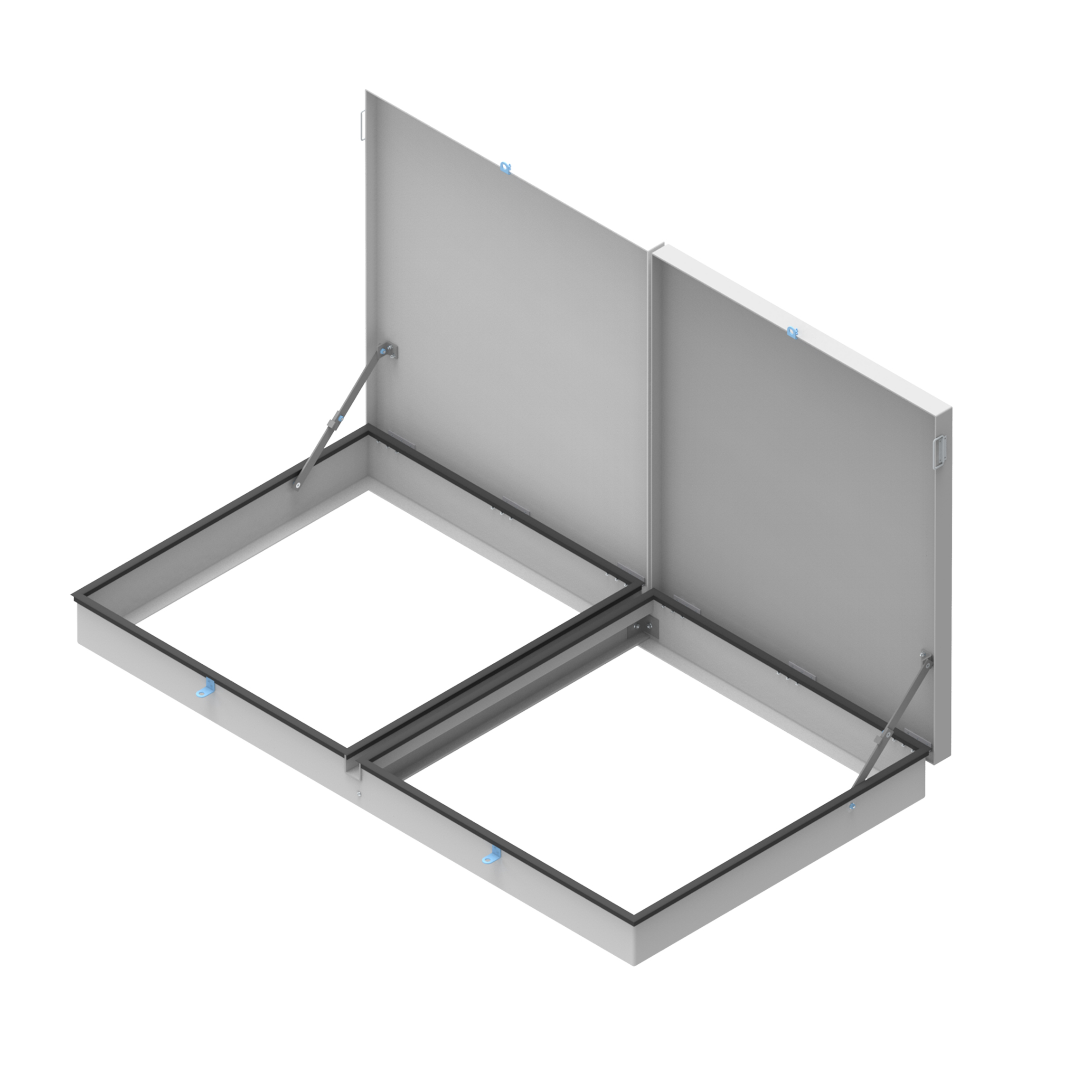 Trappe T1 - Sur-mesure - 2 Vantaux Parallèles