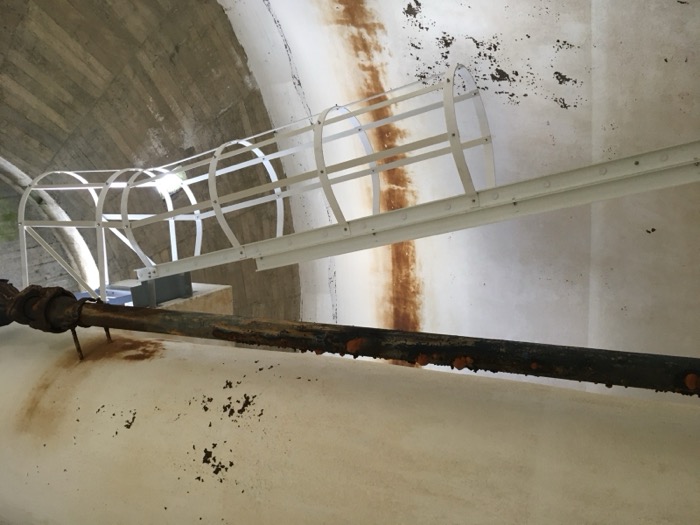 Échelle crinoline PRV ACS U90 blanche - Hauteur à Monter: [5390➡6139]