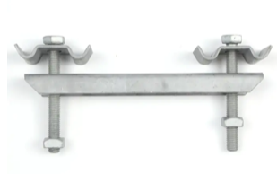 Agrafe Double - 38X38mm -  Acier Galvanisé