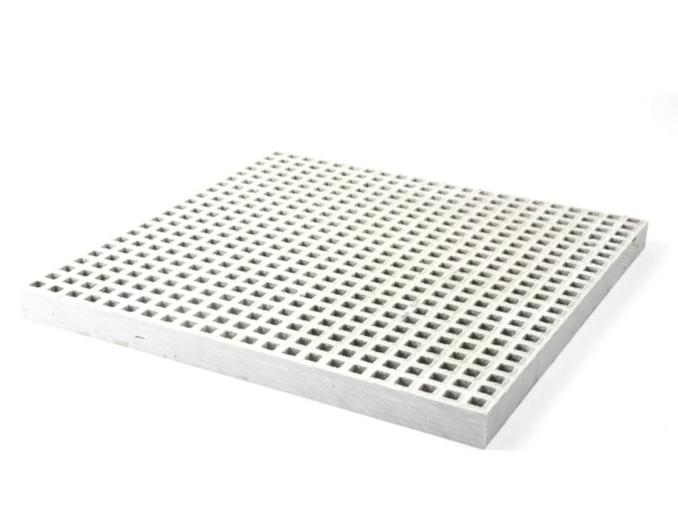 Caillebotis PRV ISO - 19x19mm - 30mm - 2000x1000mm - Silicé - RAL 7035 Gris