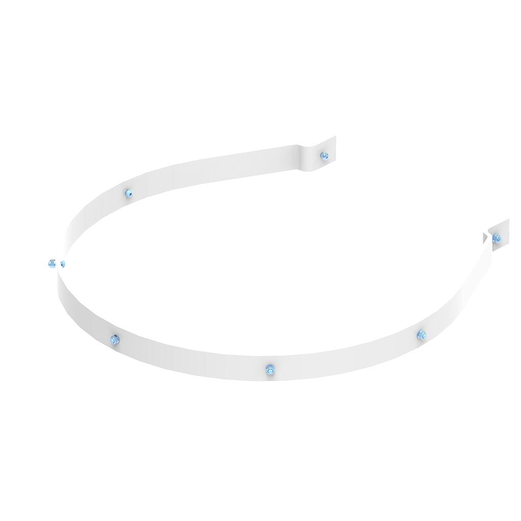 Arceau crinoline PRV Ø.710 ép.8 blanc pour échelle ACS