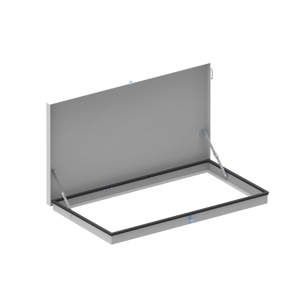 Trappe PRV T1-Std 1500x800 - 250 kg/m² - R13 gris