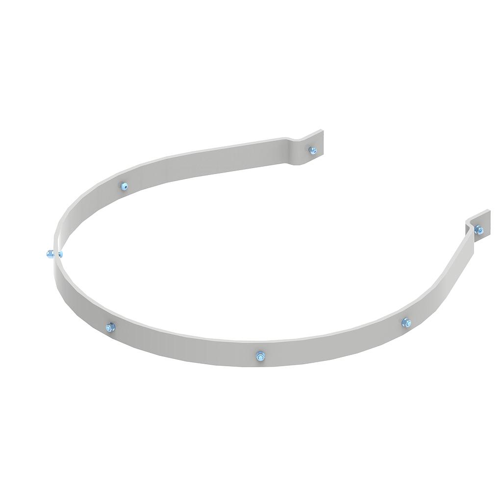 Arceau crinoline PRV Ø.710 ép.8 Gris pour échelle U90