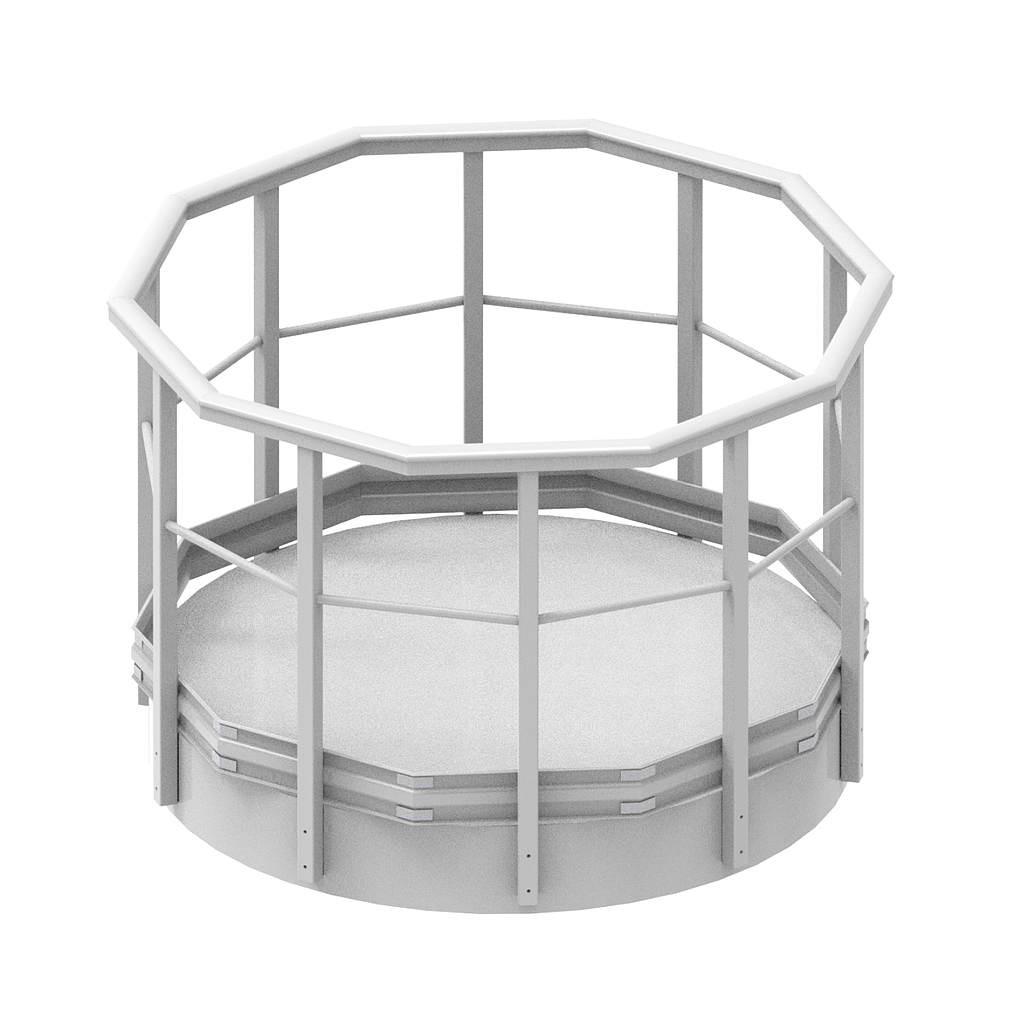 Garde-corps Circulaire - En applique - Sur Mesure