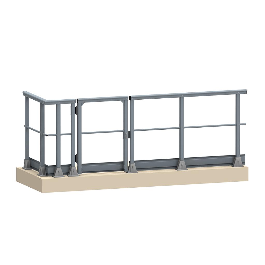 Garde-corps Droit - Sur Embase - Sur Mesure