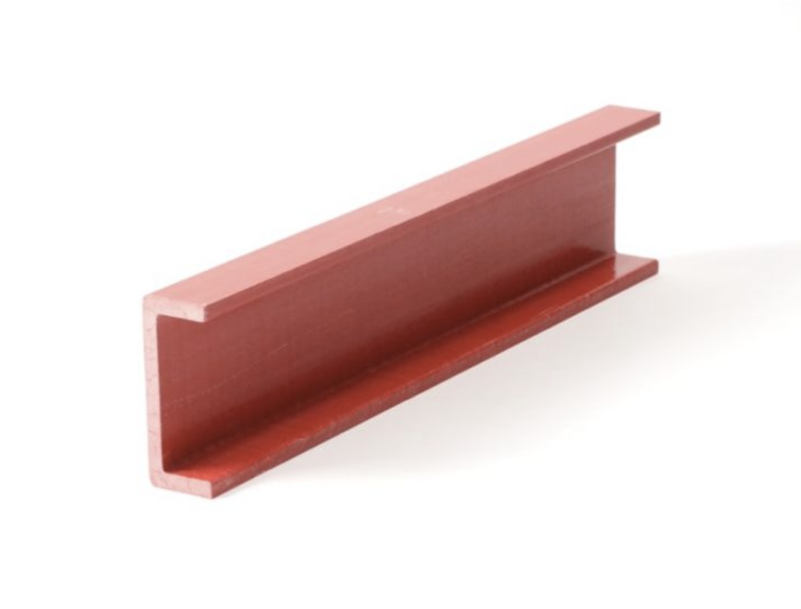 Profilé U90 PRV - 90x35x8mm - RAL 3020 Rouge - 6000mm