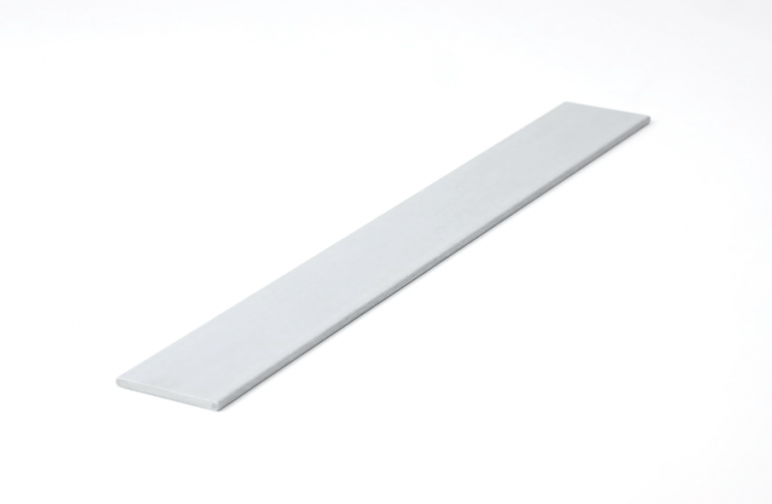 Profilé Plat PRV - 50x5mm - RAL 7001 Gris - 6000mm
