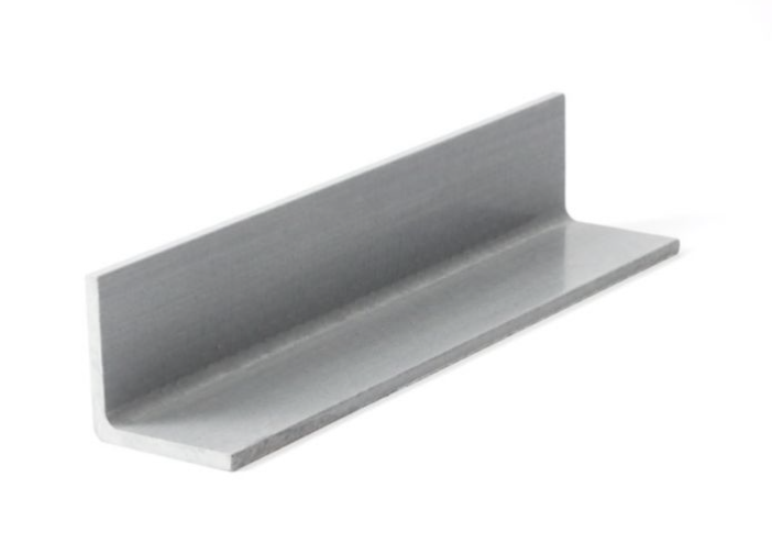 Cornière 100x100x8 mm avec voile  Gris 7047 - Lg 6 (copie)