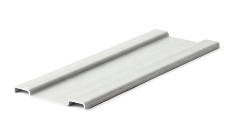 Plinthe PRV - 150x12.5x3mm - RAL 7001 Gris - 6000mm