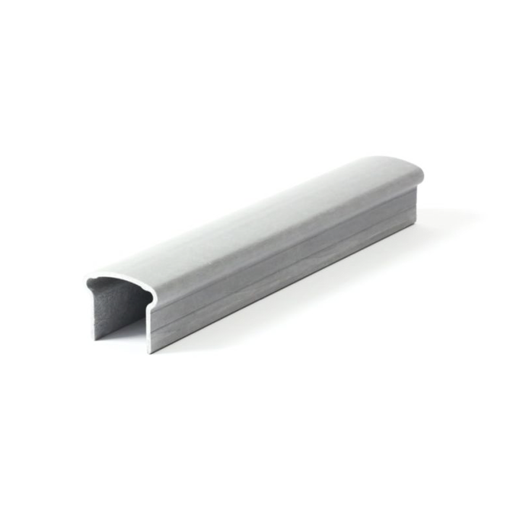 Main Courante Ergonomique PRV - 50x59x4mm - RAL 7001 - 6000mm