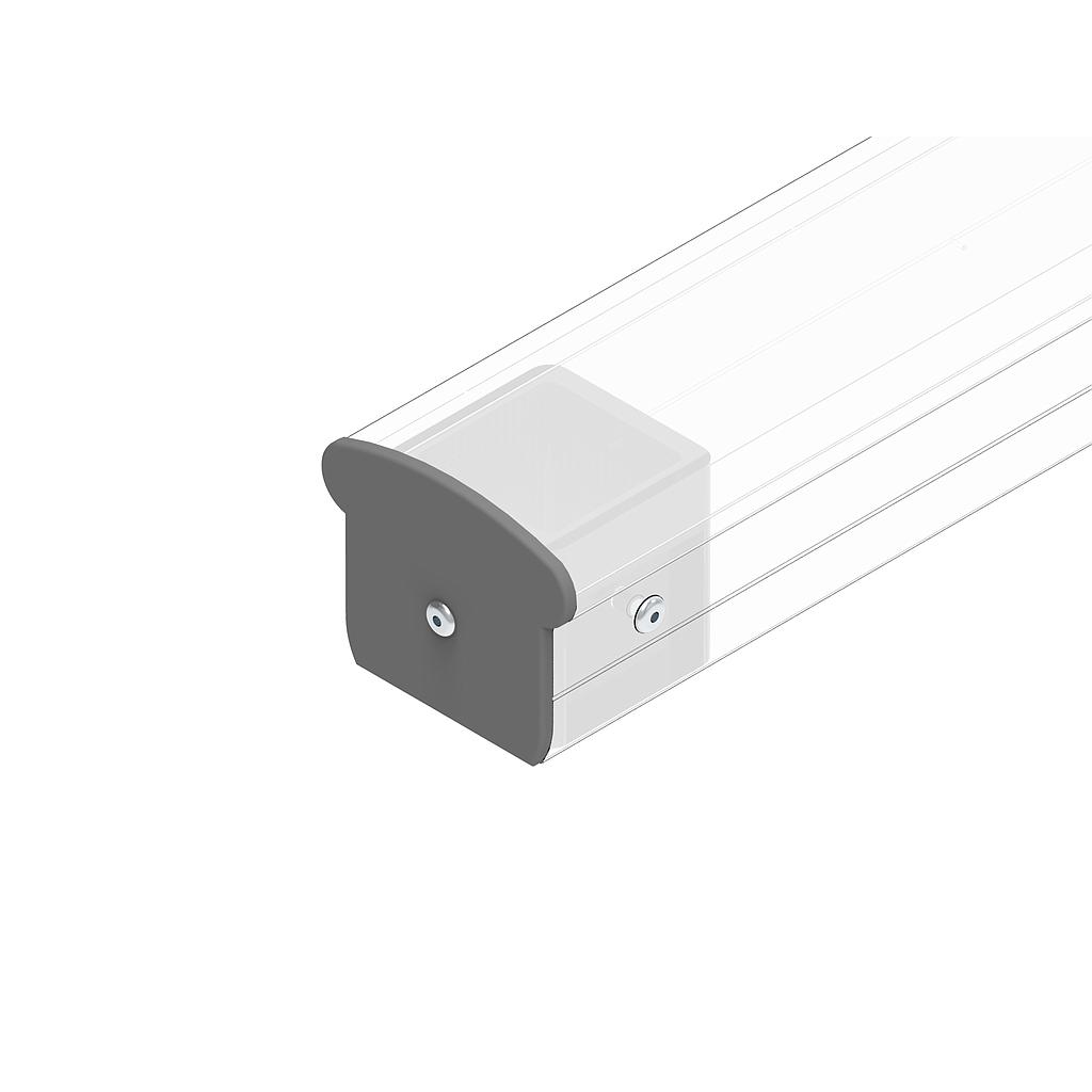 Kit embout de finition main courante ergonomique PRV/PEHD