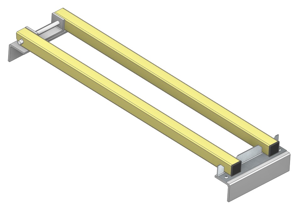 Module barreaudage anti-chute PRV jaune GC L.1200 à recouper