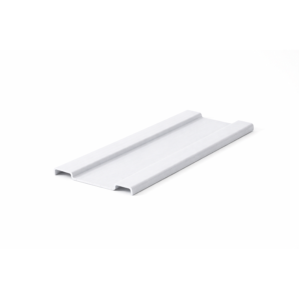 Plinthe PRV - 150x12.5x3mm - RAL 7047 Gris - 6000mm