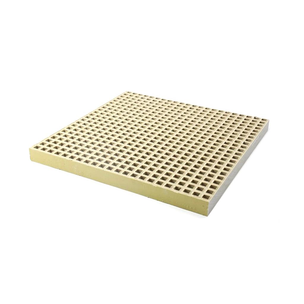 Caillebotis PRV ISO - 19x19mm - 30mm - 2000x1000mm - Concave - RAL 1001 Beige