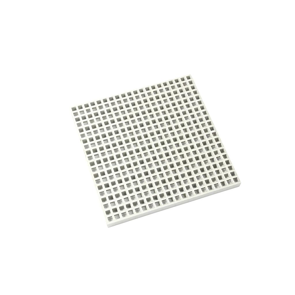 Caillebotis PRV ISO BFL-S1🔥- 19x19mm - 30mm - 2000x1000mm - Concave - RAL 7035 Gris