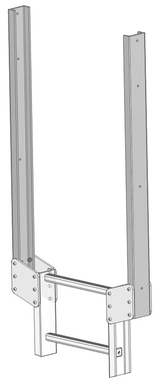 Sortie évasée U90 PRV 1100 - Sans crinoline - Grise