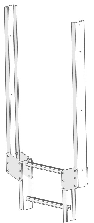 Sortie évasée PRV ACS 1100 - Sans crinoline - Blanche