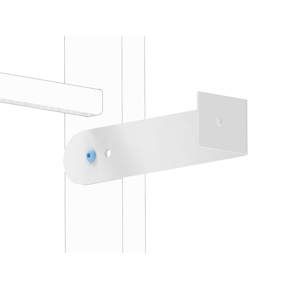 Kit Equerres inégales avec boulonnerie - Inox A4