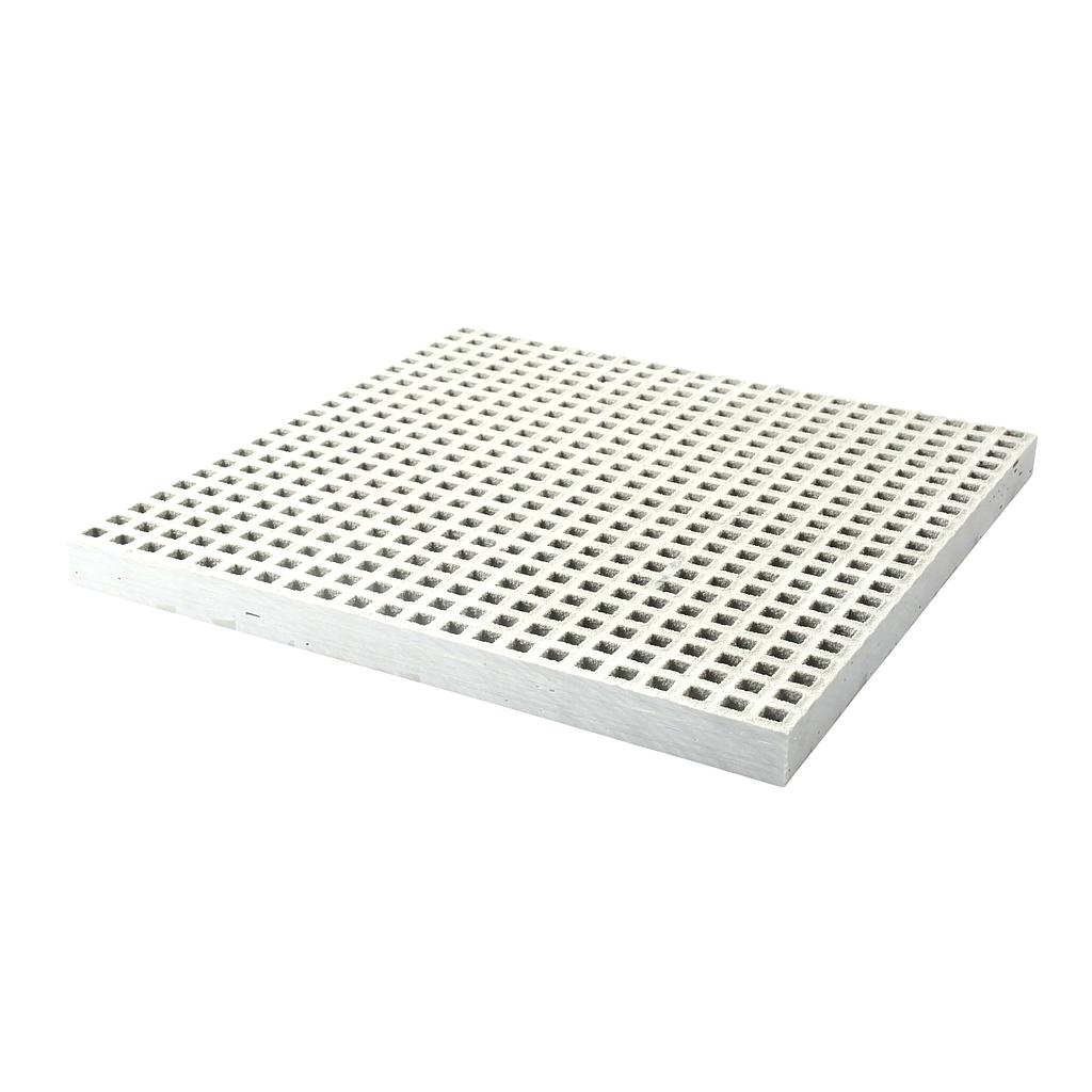 Caillebotis PRV ISO - 19x19mm - 30mm - 2000x1000mm - Silicé - RAL 7040 Gris