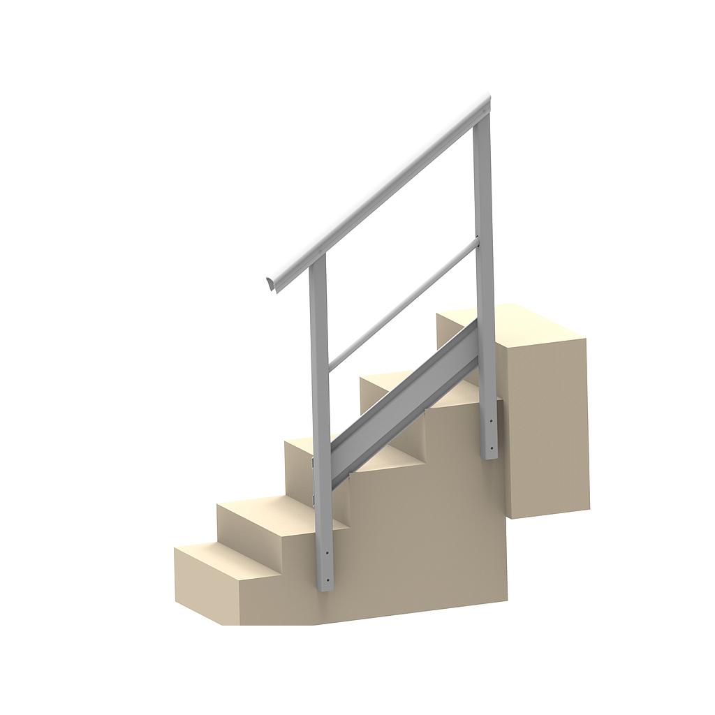 Garde-corps Rampant - En applique - Sur Mesure