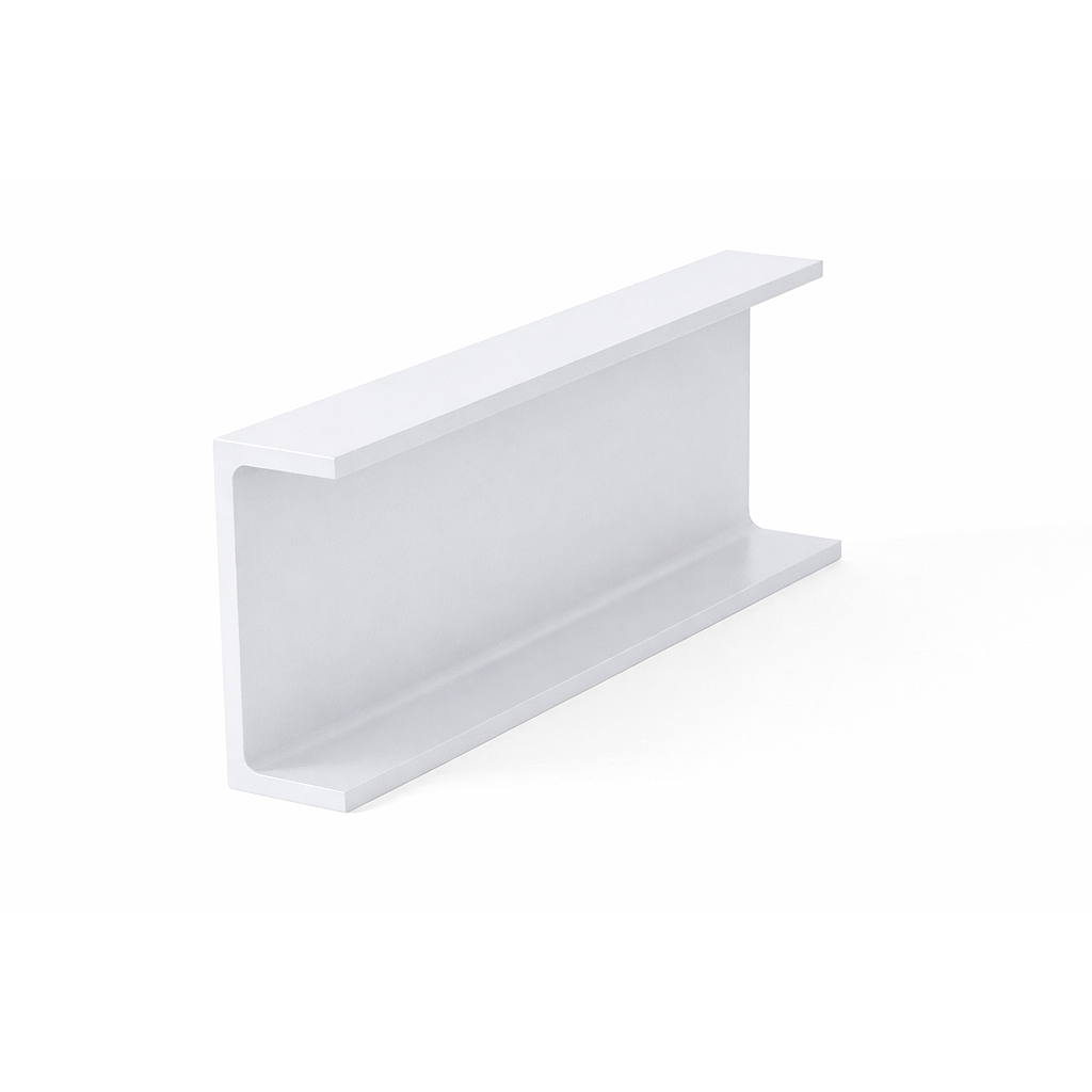 Profilé U150 PRV - 150x55x9mm - RAL 7047 Gris - 6000mm