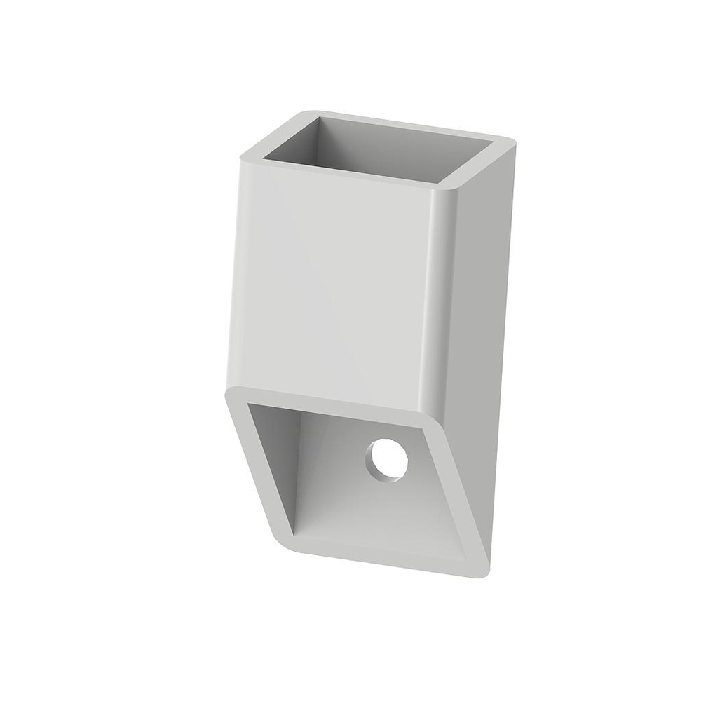 Raccord mural main courante ergonomique PRV gris RAL 7047