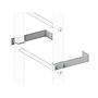 Équerres Inélages Inox avec Boulonnerie + étriers - Kit de Fixation pour Échelles TK50