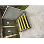 Barreaudage anti-chute PRV jaune pour trappe T1-Std 1500x800