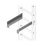 Kit Equerres Orientables SVR avec boulonnerie - Grise