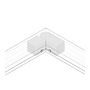 Raccord d'angle de Main Courante Ergonomique (Kit)