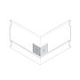 Raccord d'angle pour Plinthe idréva© (Kit)